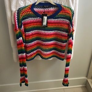 Nasty Gal Crochet Sweater